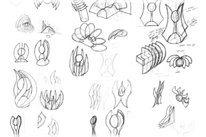 Lamp sketch ideation