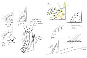 Lamp sketch ideation