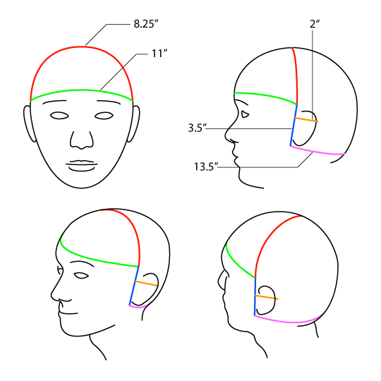 QuietNight Measurement Diagrams