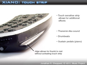 Xiano touch strip