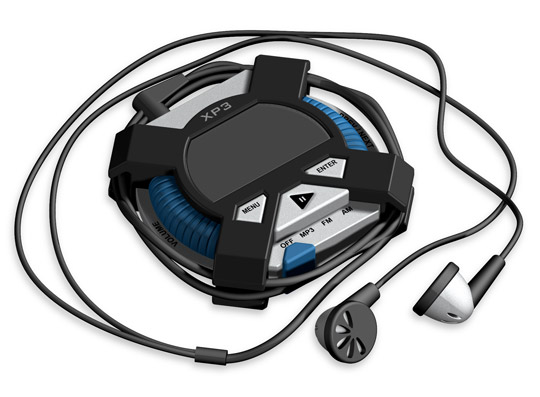 XP3 Music Player- 3D render